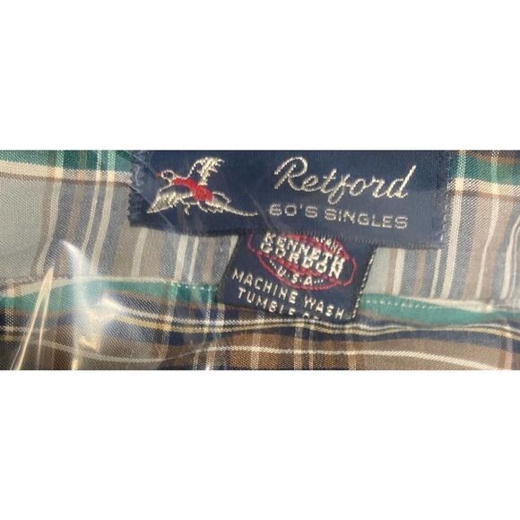 Vintage Retford 60's Singles Button-Down Shirt -- Size Medium - Picture 6 of 7